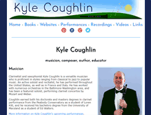 Tablet Screenshot of kylecoughlin.com